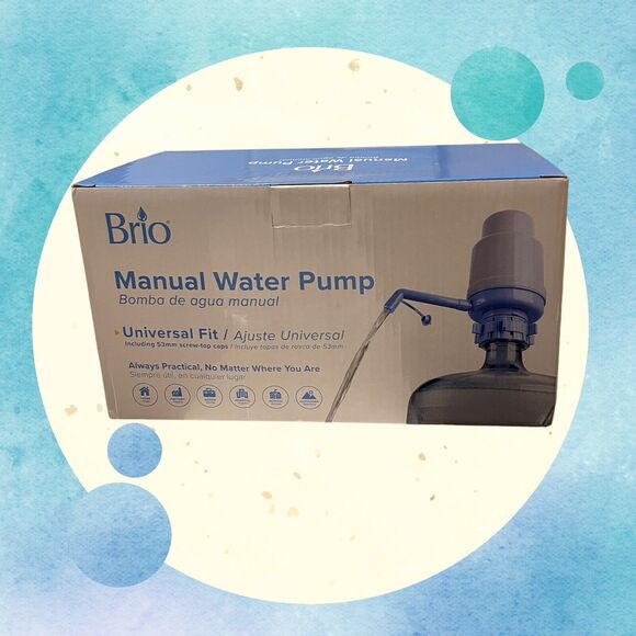 Brio Portable Water Dispenser Universal Fit Manual Drinking Water Pump NEW NIB - Picture 4 of 10